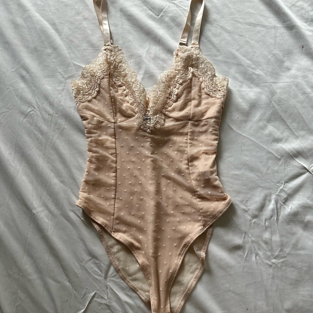 Nude Lace Bodysuit
